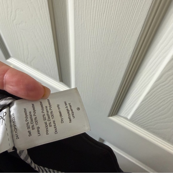 Veronica Beard Kean Slim Leg Trouser Pants Womens Size 12 - Picture 10 of 10